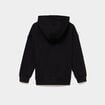 Sweat hoodie doubl&eacute; &agrave; capuche oversize noir gar&ccedil;on