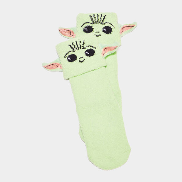 chaussettes dinterieur mandalorian vert anis garcon Chaussettes d'intérieur Mandalorian vert anis garçon
