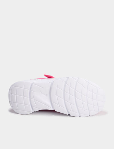 Baskets running scratchs Puma Flexfocus rose fluo fille