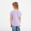 T-shirt coton manches courtes Creeks mauve fille