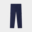 Pantalon cargo taille élastiquée bleu marine garçon
