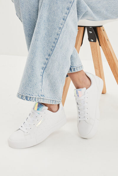 Tennis basses Champion Butterfly Low blanc femme