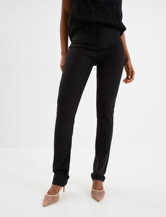 Pantalon stretch taille haute Mosquitos noir femme