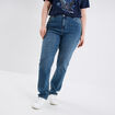 Jeans straight taille haute Modavista denim dirty femme grande taille