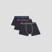 Lot 3 boxers noir homme