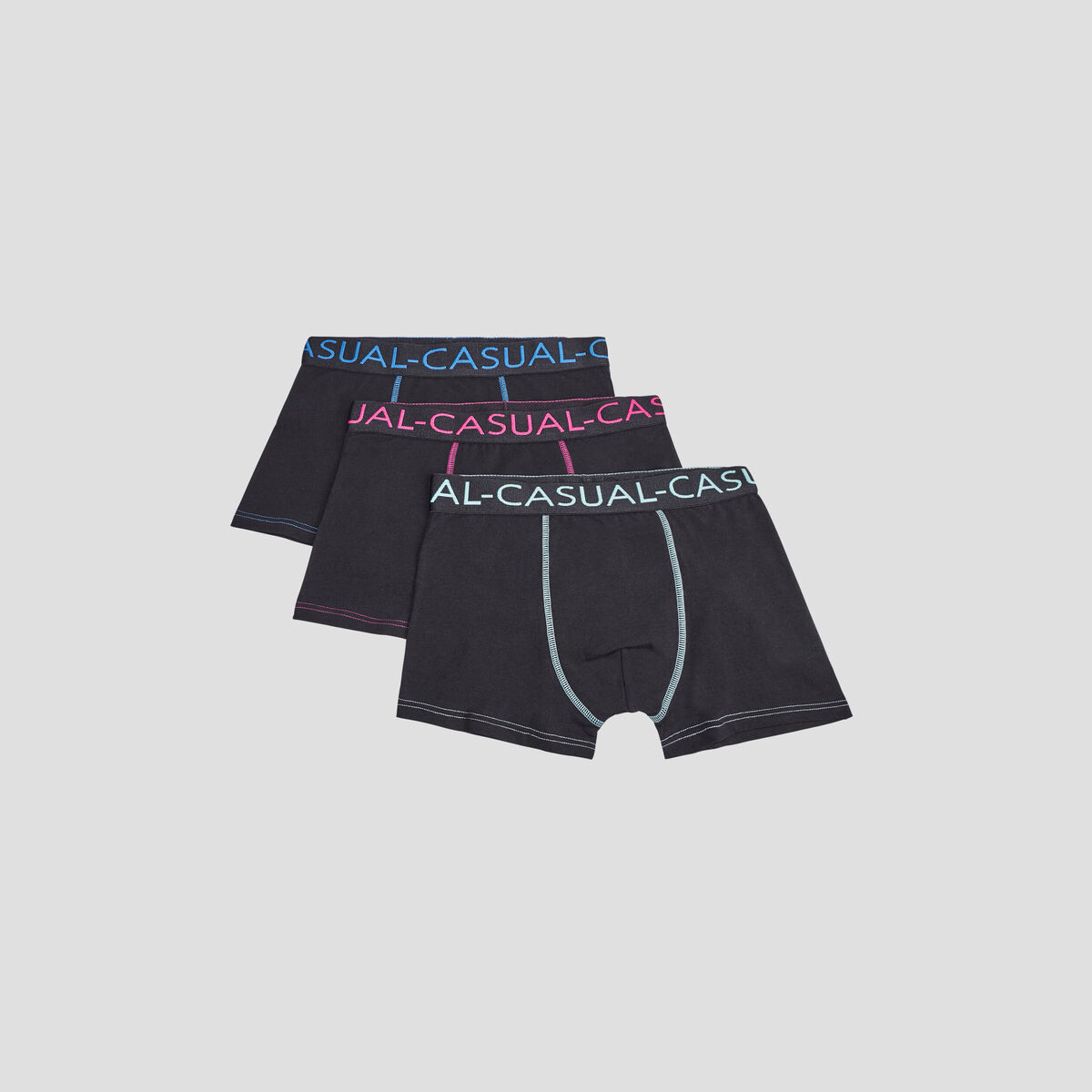 Lot 3 boxers noir homme