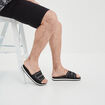 Mules à scratchs noir homme