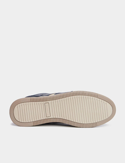 Sneakers semelles plates bleu homme