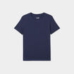 T-shirt en coton manches courtes bleu marine garçon