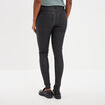 Pantalon enduit skinny push-up noir femme