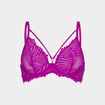 Soutien-gorge emboîtant dentelle violet femme
