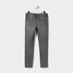 Jegging taille élastiquée denim gris fille