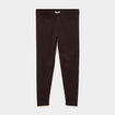 Legging avec taille &eacute;lastiqu&eacute;e marron fonc&eacute; femme grande taille