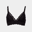 Soutien-gorge triangle paddé noir femme