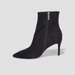 Bottines bouts pointus talons aiguilles noir femme