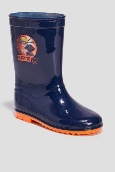 Bottes de pluie Naruto bleu marine garçon