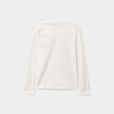 T-shirt manches longues coton Stitch ivoire fille