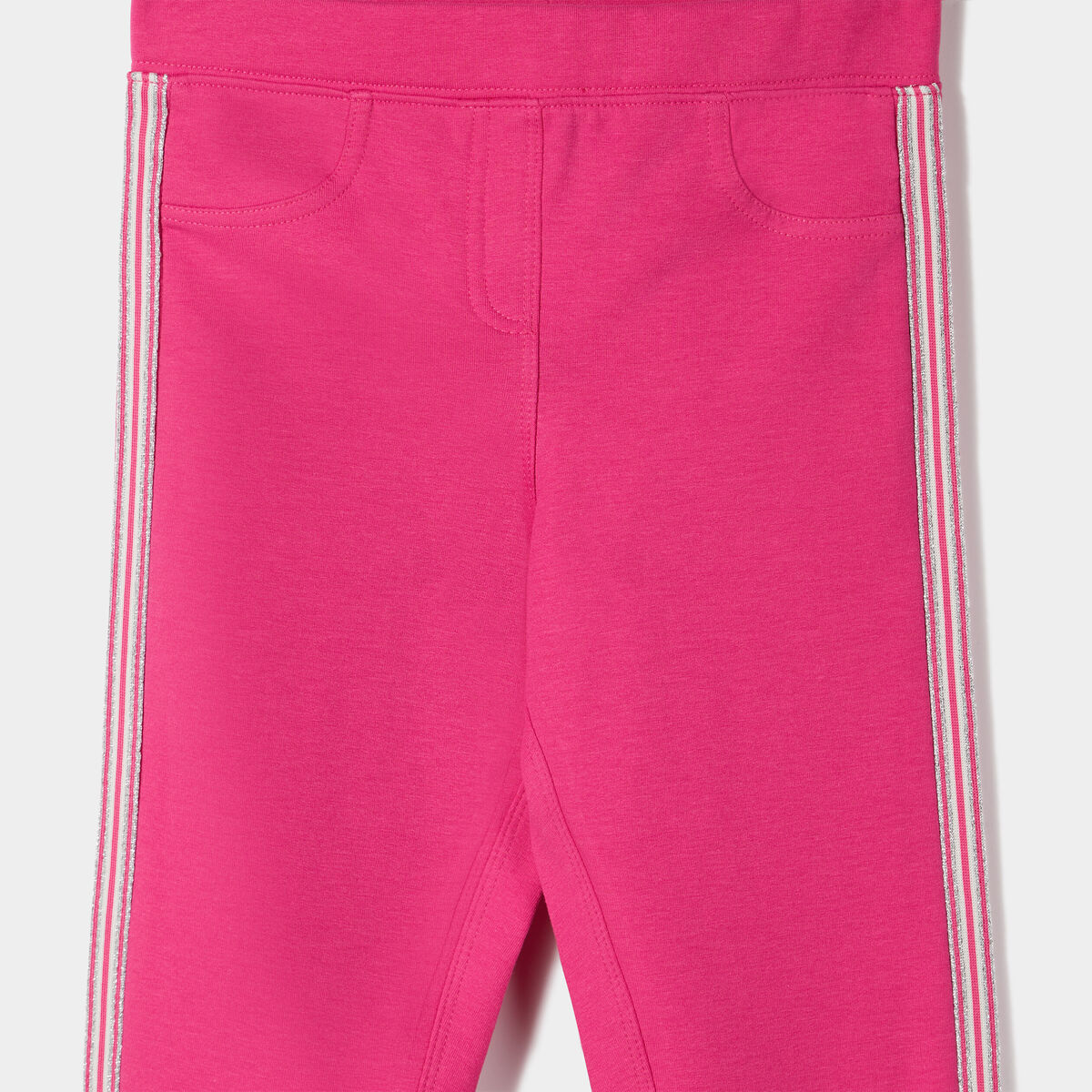 Tregging avec bandes rose fushia fille