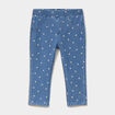 Tregging en jean taille &eacute;lastiqu&eacute;e denim brut b&eacute;b&eacute; fille