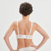 Soutien-gorge foulard dentelle mousseuse blanc femme