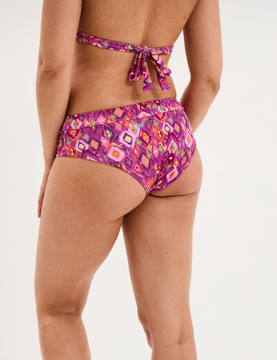 Bas de maillot de bain shorty violet femme