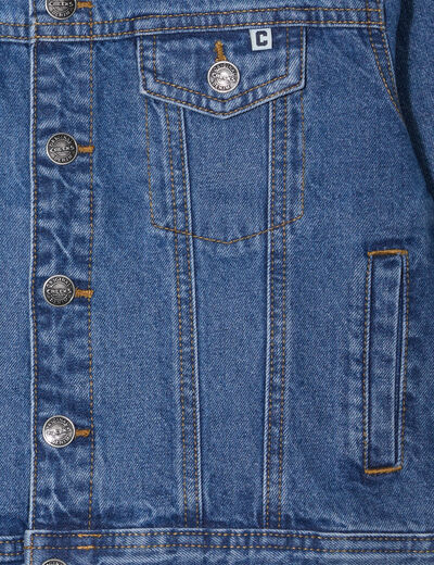 Blouson en jean coton denim stone garçon