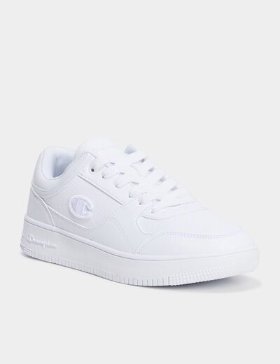 Tennis basses à lacets Champion blanc femme