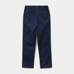 Pantalon chino droit taille ajustable bleu marine gar&ccedil;on