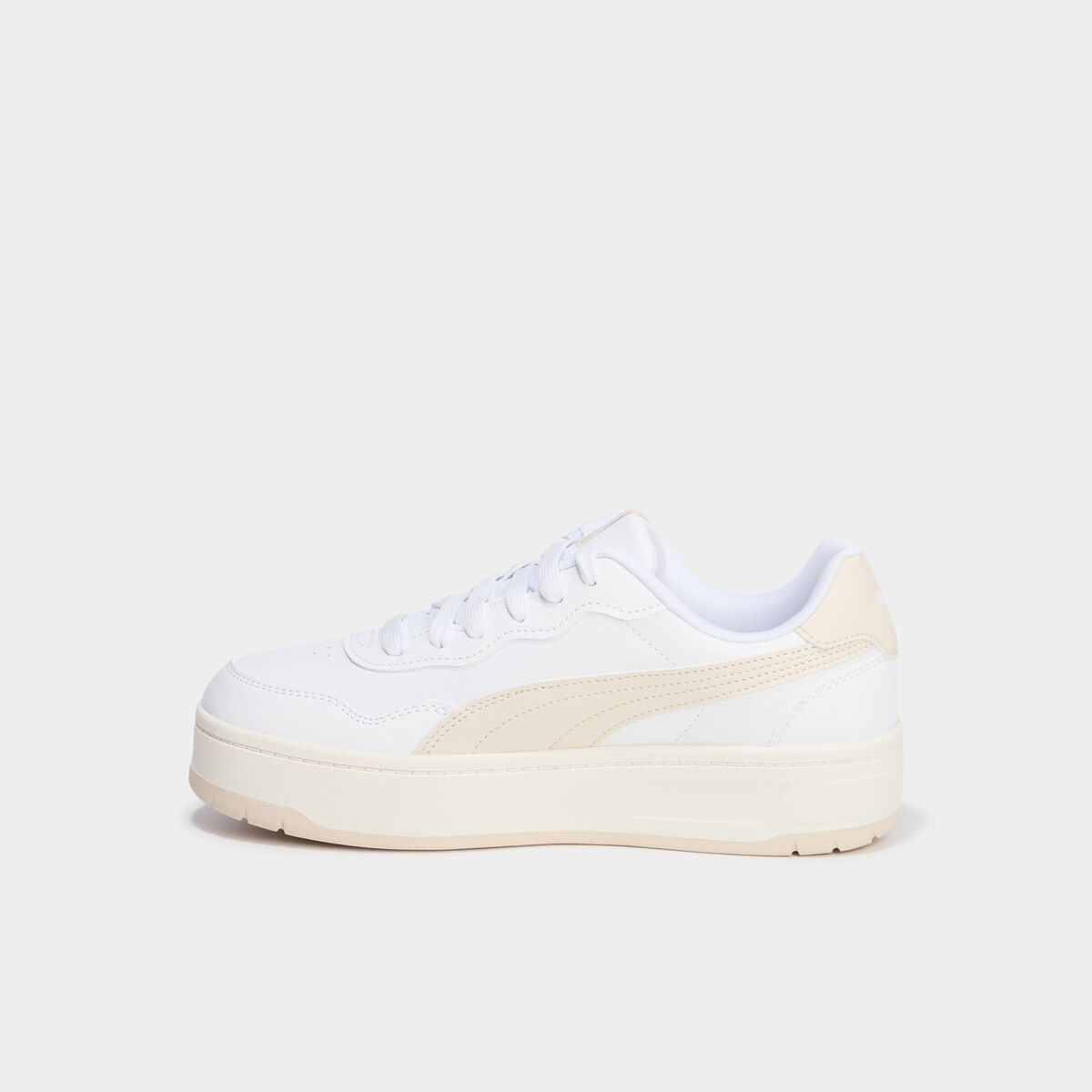 Tennis basses à lacets Puma rose femme