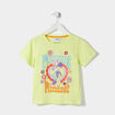 T-shirt manches courtes Minnie jaune fille
