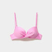 Haut de maillot de bain push up armatur&eacute; rose clair femme