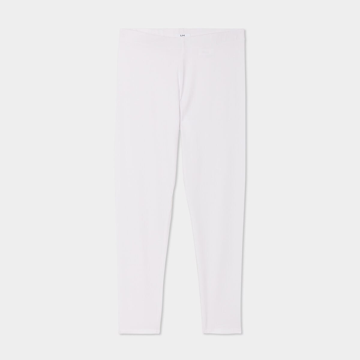 Legging avec taille &eacute;lastiqu&eacute;e blanc femme grande taille