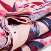 Foulard motif floral rose clair femme
