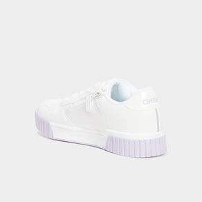 tennis zippees a lacets creeks parme fille Tennis zippées à lacets Creeks parme fille