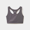 Brassi&egrave;re de sport dos nageur gris fonc&eacute; femme