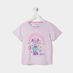 T-shirt manches courtes Minnie parme fille