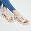Sandales avec strass sable femme