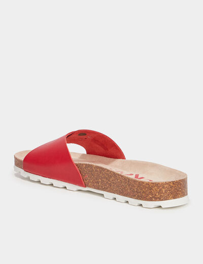 Mules Kickers Kickeyra rouge femme