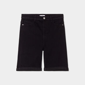 Bermuda slim noir femme