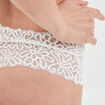 Shorty en dentelle blanc femme
