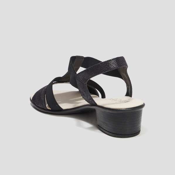 sandales a talons pied large noir femme Sandales à talons pied large noir femme
