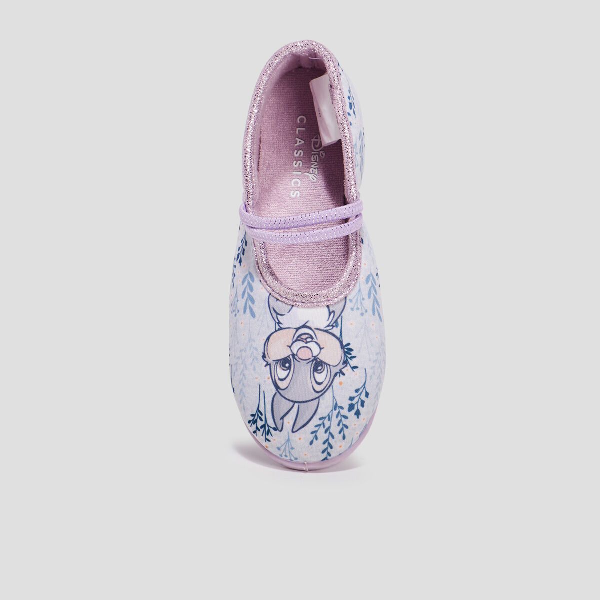 Chaussons ballerines Bambi mauve fille