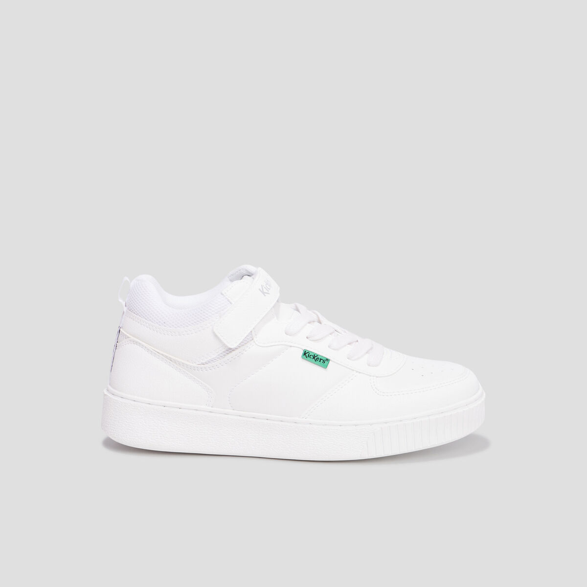 Baskets montantes Kickers Tylem blanc femme