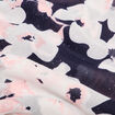 Foulard détails paillettes bleu marine femme