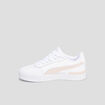 Tennis basses à lacets en cuir Puma blanc fille