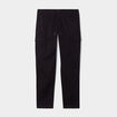 Pantalon cargo en coton noir homme