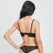 Soutien-gorge foulard à coque noir femme