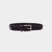 Ceinture tress&eacute;e noir gar&ccedil;on