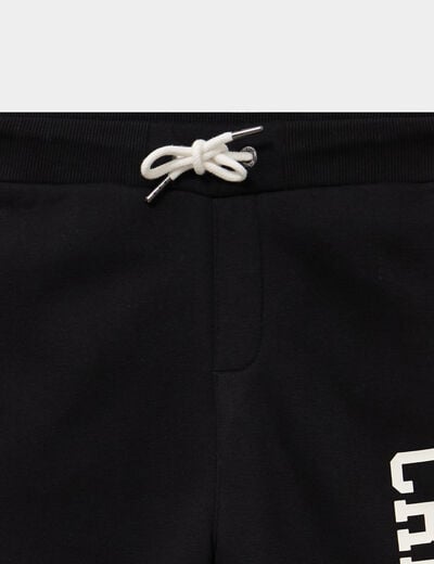 Pantalon de jogging regular noir gar&ccedil;on