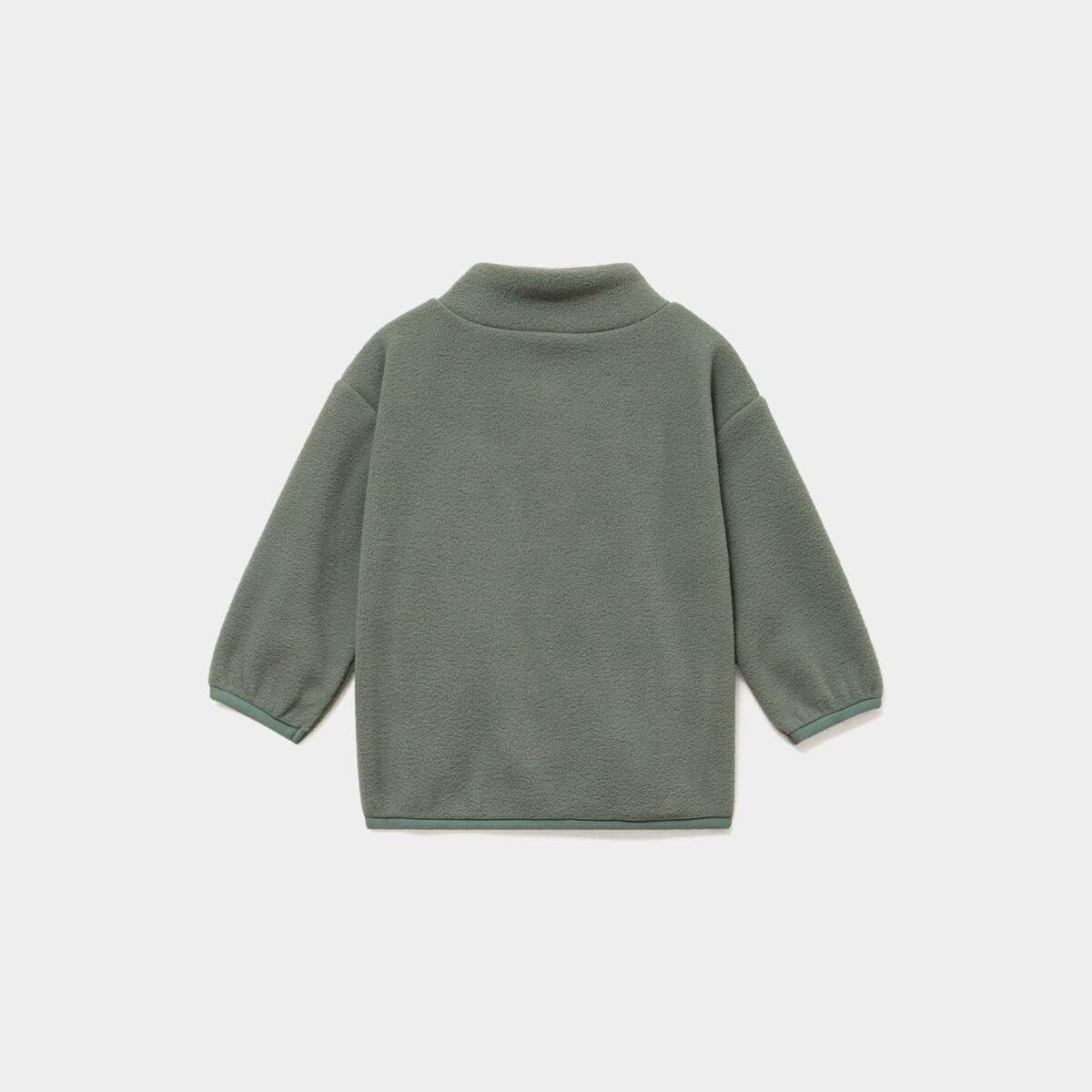 Ensemble effet polaire sweat et pantalon vert kaki b&eacute;b&eacute; gar&ccedil;on